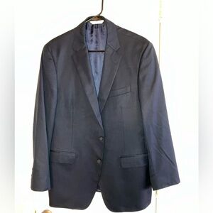 Samuelsohn Suit Jacket Sport Coat Mens 44R Canada Vintage Navy Blue